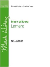 Lament : And Wept Bitterly Orchestra Scores/Parts sheet music cover